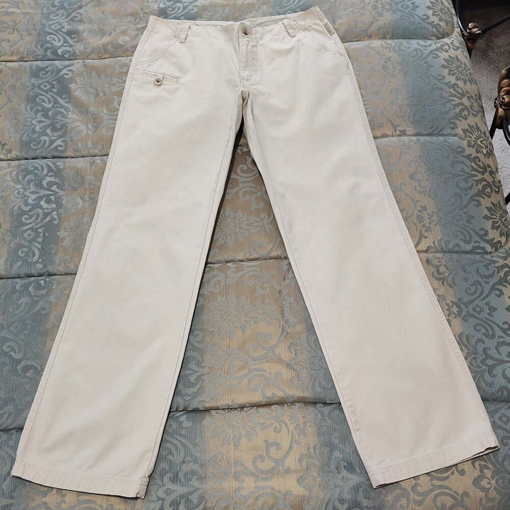 Columbia beige cotton cargo pants, excellent used condition, size 10